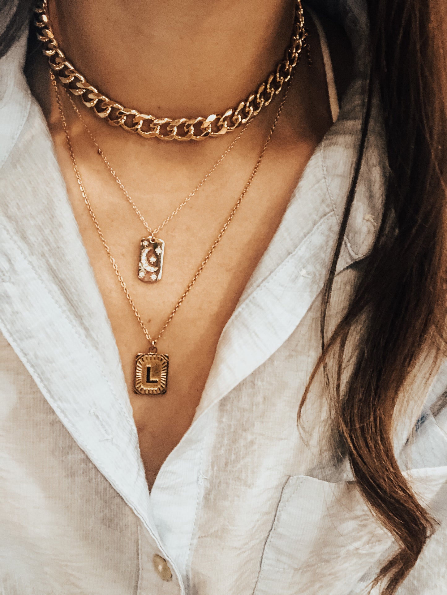 Initial Pendant Necklace