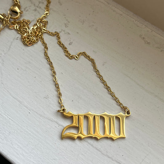 Birth Year Necklace