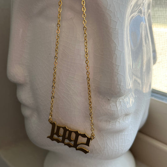 Birth Year Necklace